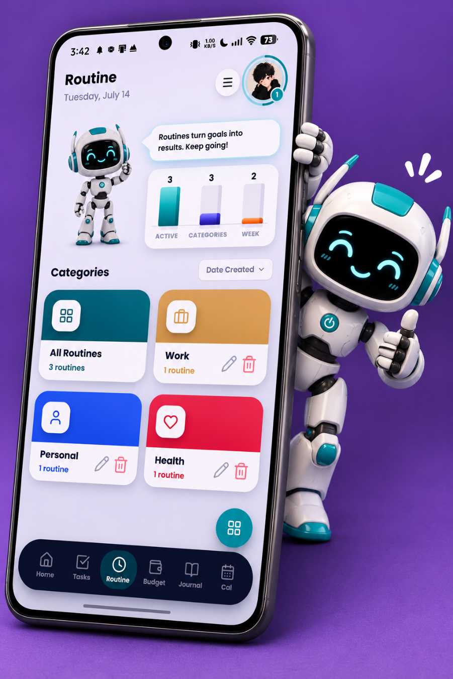 dailyAxis — Routine